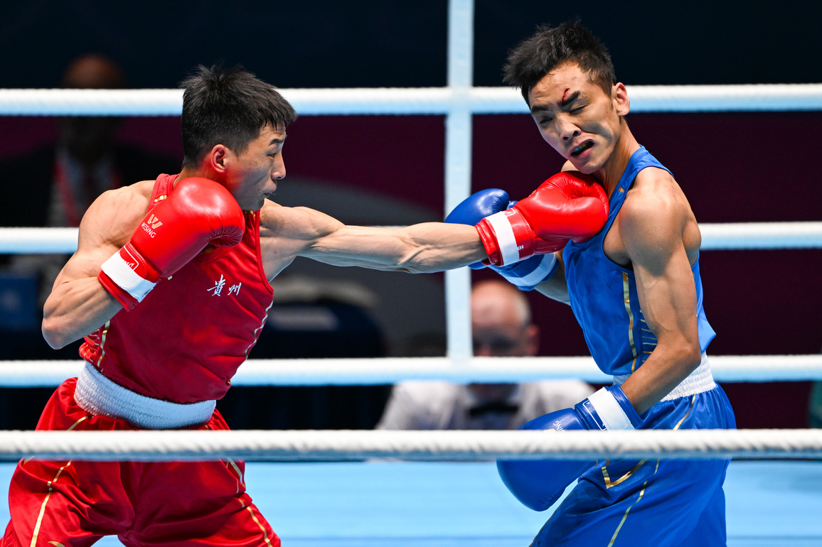 (SP)CHINA-15TH NATIONAL GAMES-BOXING-MEN'S -51KG-FINAL (CN)