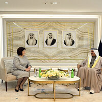 Saqr Ghobash receives Azerbaijan National Assembly Speaker