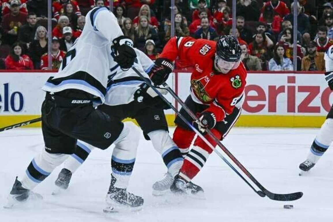 Ilya Mikheyev scores twice as Blackhawks take down Mammoth