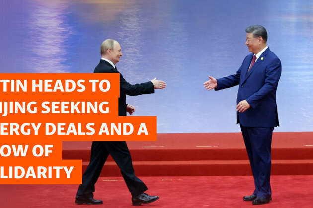 Putin Heads To Beijing Seeking Energy Deals, Show of Solidarity