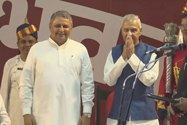 "NDA govt again, no need to worry": JD(U)'s Bijendra Yadav, Vijay Choudhary take oath as Bihar Deputy CMs