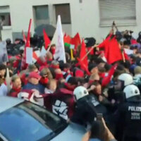 German police disperse protest against militarization (VIDEOS)
