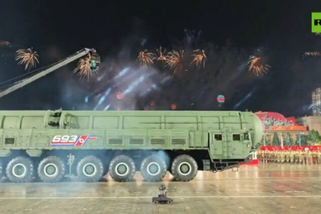 North Korea shows off giant new ICBM 