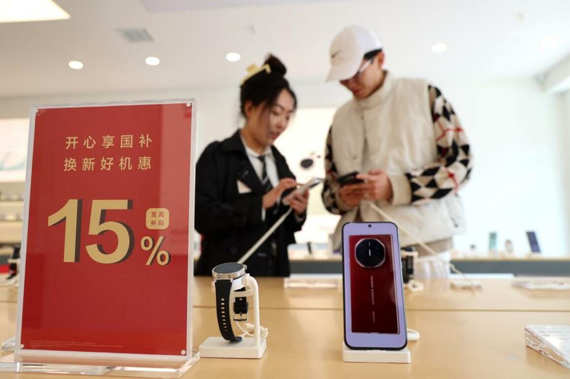 China's digital product sales rise on subsidy support