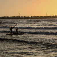 MIDEAST-GAZA CITY-BEACH-DAILY LIFE