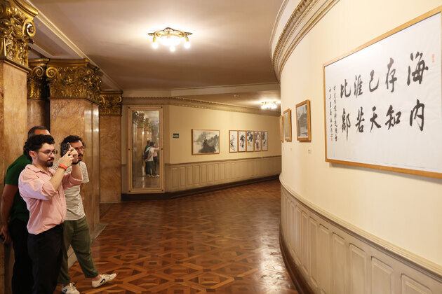 BRAZIL-RIO DE JANEIRO-CHINA-CALLIGRAPHY AND PAINTING EXHIBITION