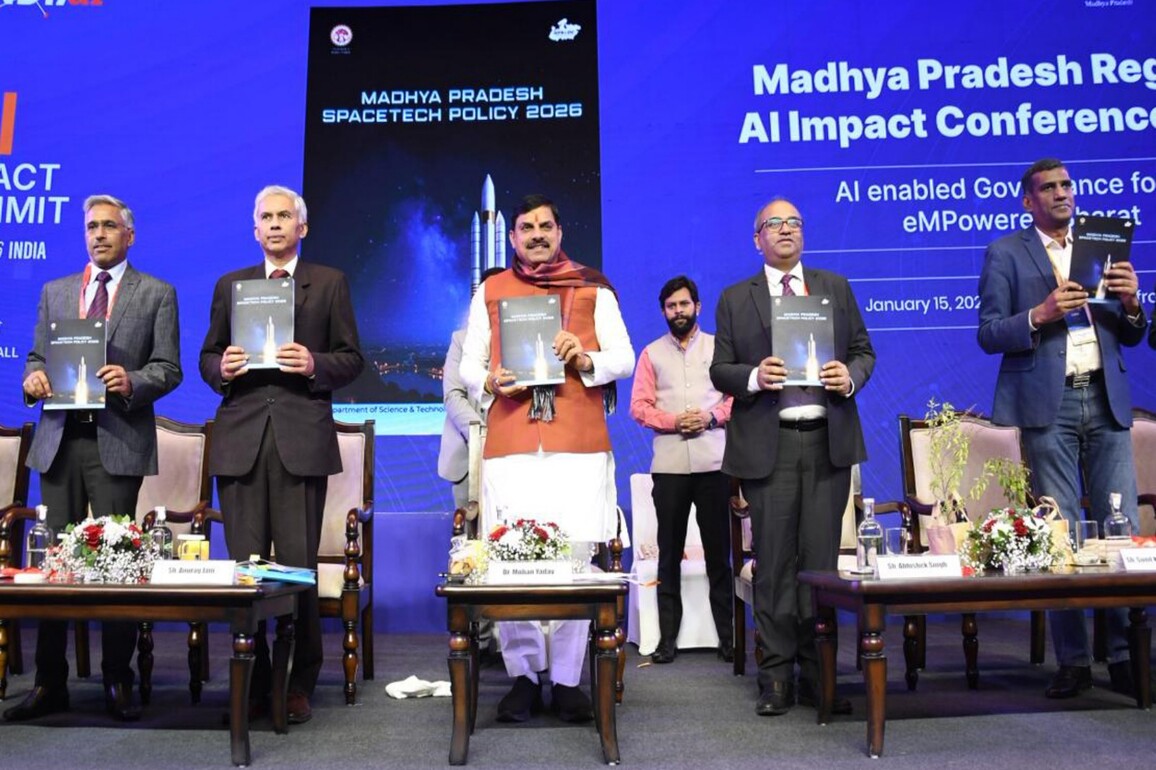 CM Mohan Yadav launches 'Madhya Pradesh SpaceTech Policy-2026' at AI Impact Conference in Bhopal, 7 MoUs exchanged