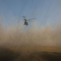 Helicopter crashes while landing in Eastern Nepal while landing, one injured