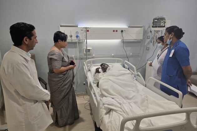 Ambassador Tripathi meets Indians injured in Kuwait Airport attack; assures assistance