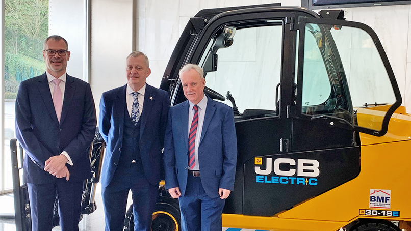 Brian Berry, John Newcomb and Mike Leonard at the launch of the campaign