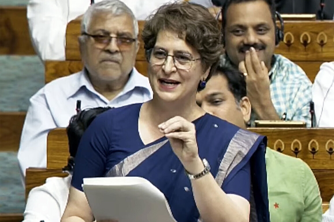 'Let's see who is anti-women': Priyanka Gandhi challenges govt to bring back old women's bill