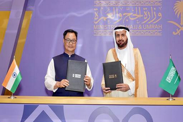 Union Minister Kiren Rijiju signs Bilateral Haj Agreement in Saudi Arabia, reviews 2026 pilgrimage preparations