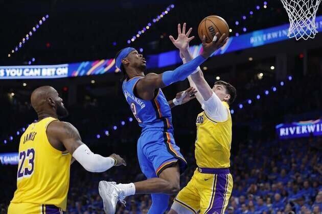 Will Lakers keep double-teaming Thunder's Shai-Gilgeous Alexander in Game 2?
