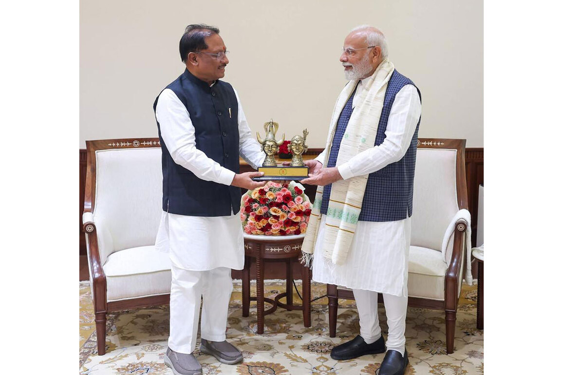 CM Vishnu Deo Sai invites PM Modi to attend 'Amrit Rajat Mahotsav' of Chhattisgarh's 25th statehood anniversary