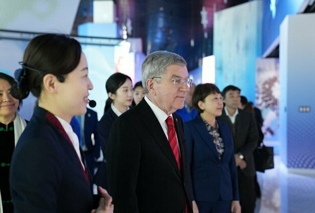 Bach praises Beijing Olympic Museum for keeping Olympic spirit alive