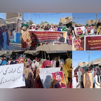 Protests erupt in Nushki over enforced disappearance of political activist Ghani Baloch