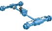 Dana TBH with Spicer Model 367 transmission and Spicer Model 211 industrial planetary steer axle
