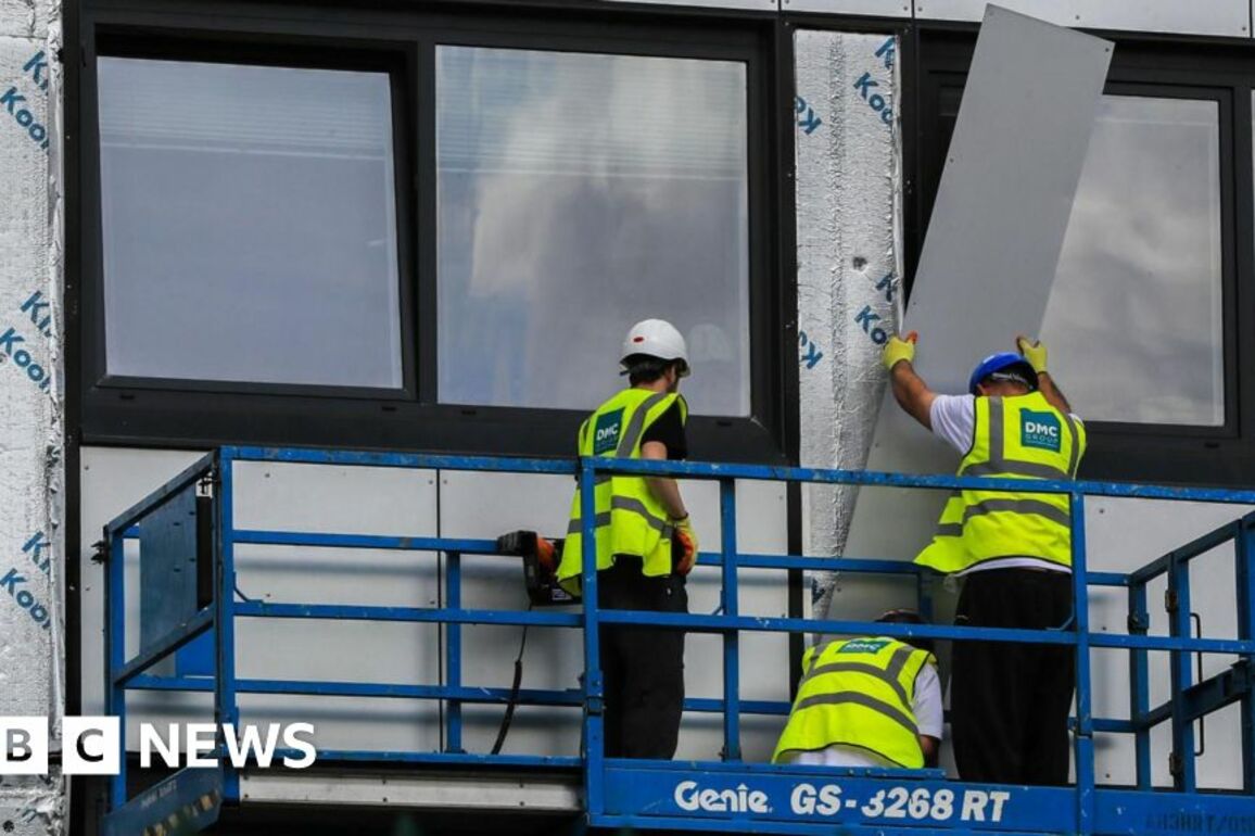 Building cladding- Up to 3bn could be spent in Scotland