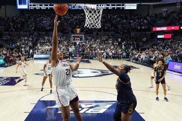 Women's Top 25 roundup: No. 1 UConn pulls ahead in second quarter, beats Seton Hall