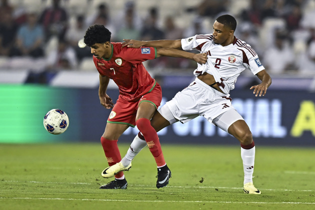 (SP)QATAR-DOHA-FOOTBALL-FIFA WORLD CUP 2026-PLAYOFFS ASIAN QUALIFIERS-QATAR VS OMAN