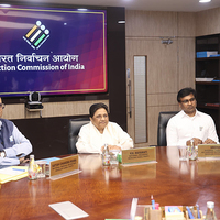 Election Commission meets BSP Chief Mayawati, party leaders in Delhi