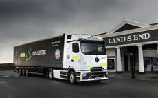 Mercedes-Benz truck becomes first electric HGV to drive from Land's End to John O'Groats