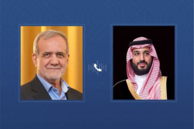 Saudi Crown Prince holds phone call with Iran President