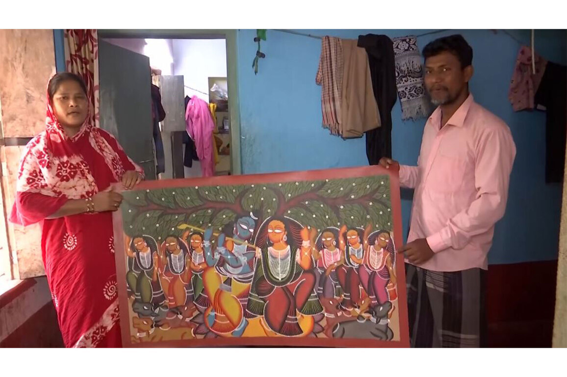 West Bengal: National awardee Patachitra artist urges govt support for global platform