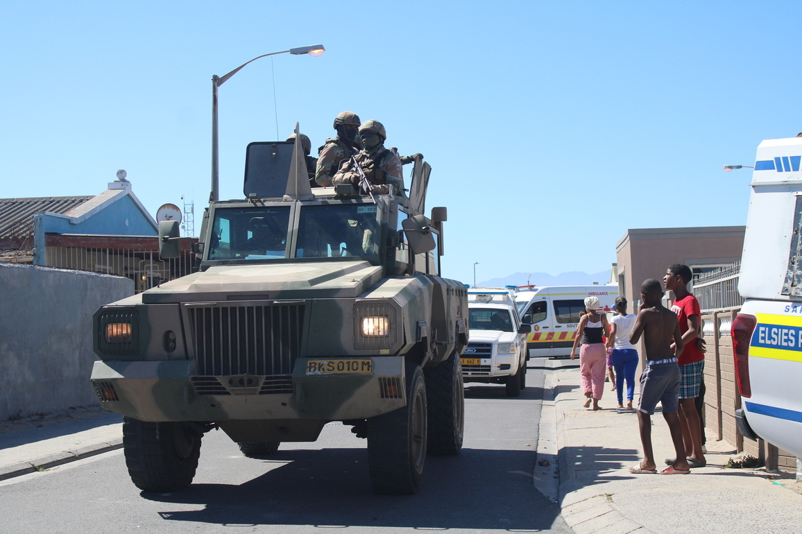 SOUTH AFRICA-CAPE TOWN-TROOP-CRIME COMBAT