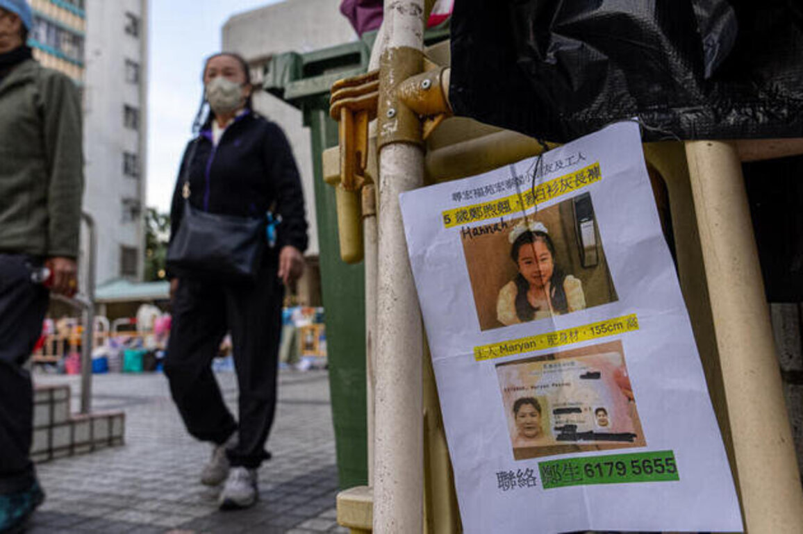 Hong Kong fire death toll rises to 128, around 200 still missing