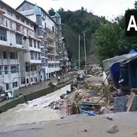 Himachal Monsoon: House and vehicles damaged after landslide hits Shimla highland area