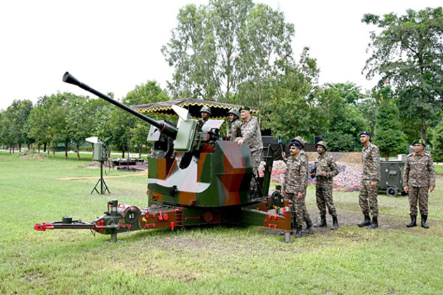 Army Air Defence Chief reviews operational readiness at Misa Camp, Bhalukmara in Assam