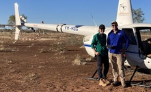  Encounter exploration managers Sarah James and Mark Brodie at Aileron in the West Arunta