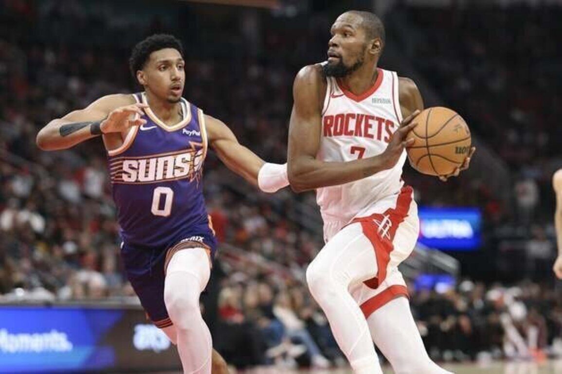 NBA roundup: Kevin Durant hits 31K career points in Rockets' win