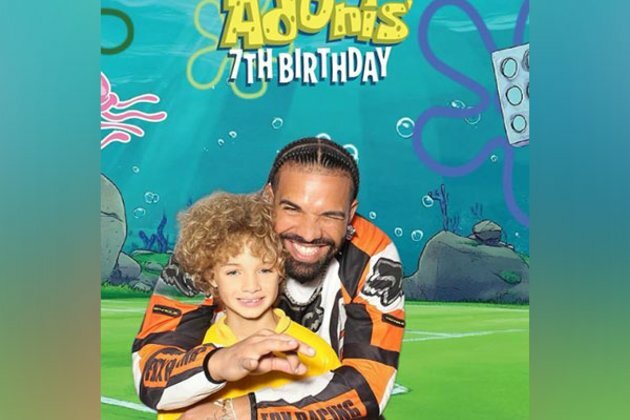 Drake celebrates son Adonis' 7th birthday with SpongeBob-themed party