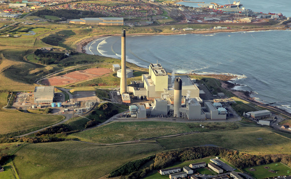 Peterhead gas power station in Scotland