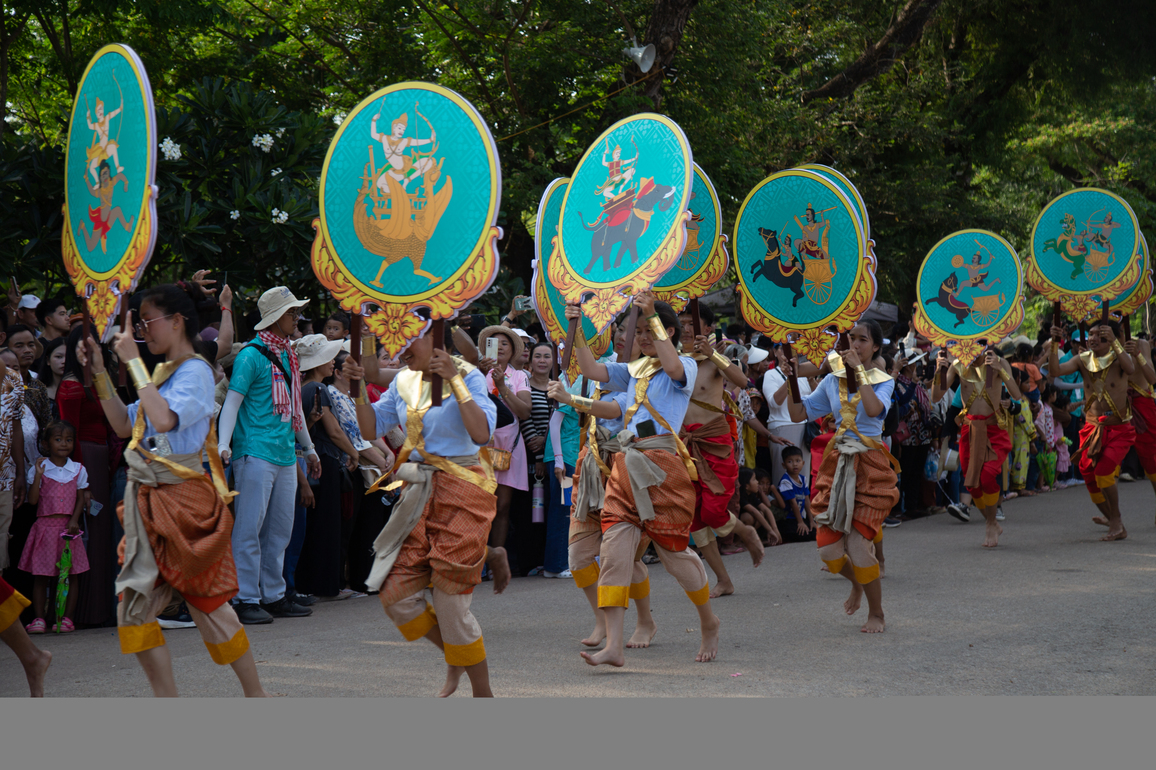CAMBODIA-SIEM REAP-ANGKOR WAT-LUNAR NEW YEAR-CELEBRATION