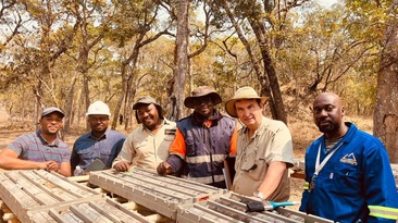 The field team in Zambia