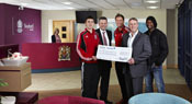 Stoke City Players pay a visit to Twyford Bathrooms 
