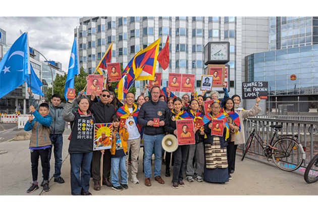 World Uyghur Congress joins Berlin protest marking 30 years since Panchen Lama's disappearance