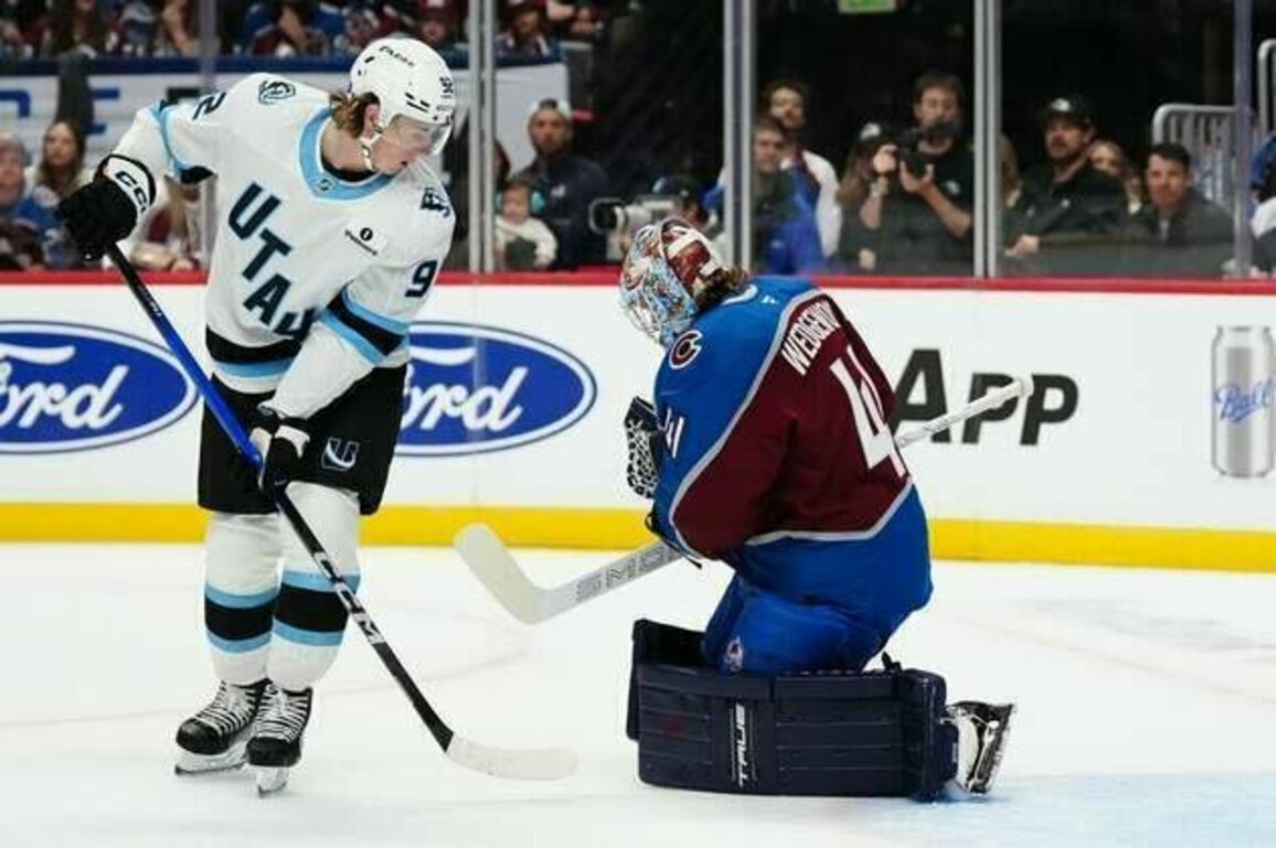 Nathan MacKinnon's 3rd-period goal pushes Avs past Mammoth