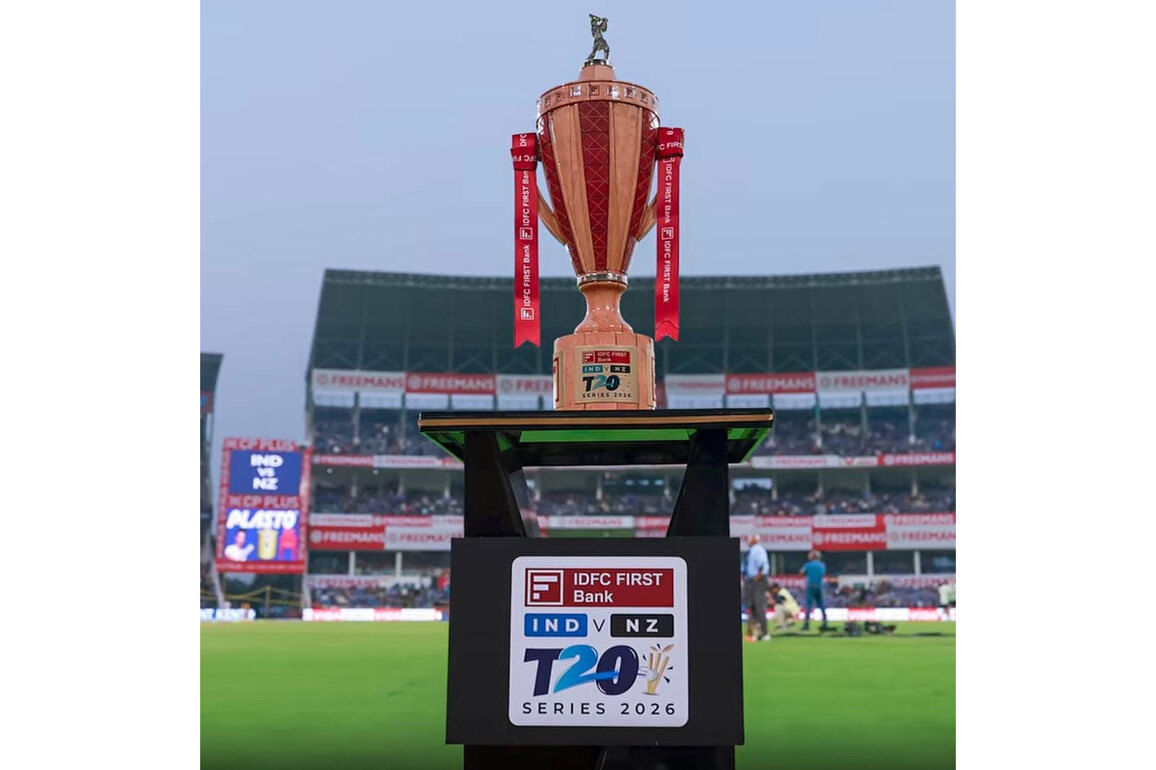 Not Just Another Cup: The India vs New Zealand T20I Series Trophy