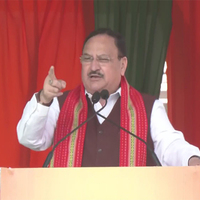 'Tripura is moving towards bright future under PM's leadership': BJP's Nadda at Tripura