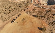 The final ore being loaded onto haulage trucks at Neta