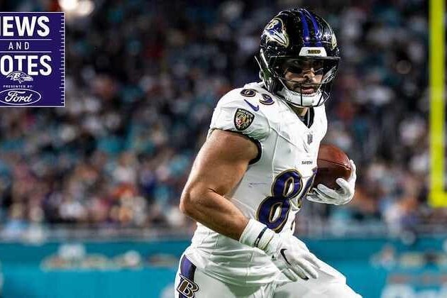 News & Notes: Mark Andrews '100%' Wants to Retire as a Raven