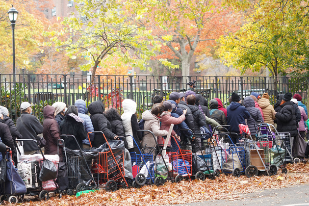 U.S.-NEW YORK-FREE FOOD DISTRIBUTION