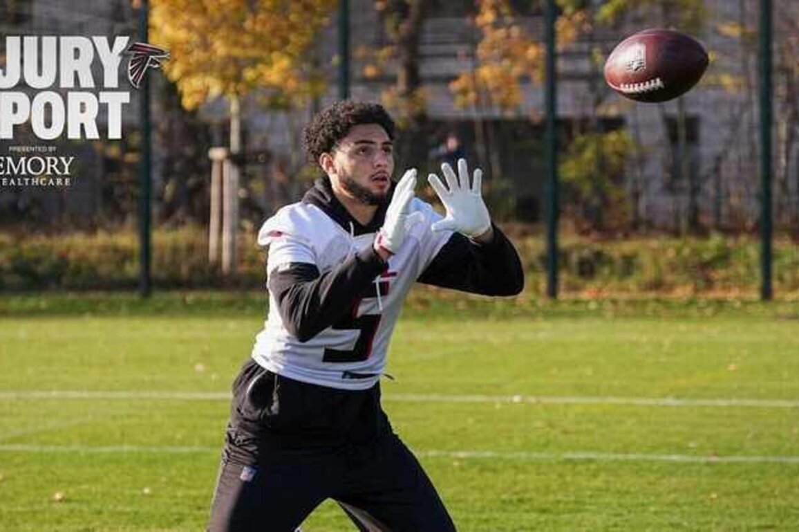 Falcons injury report: Drake London returns to practice