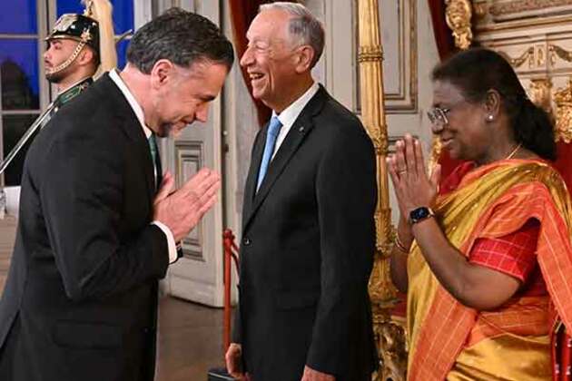 Portugal: President Murmu attends banquet hosted in her honour by Portguese counterpart Rebelo de Sousa