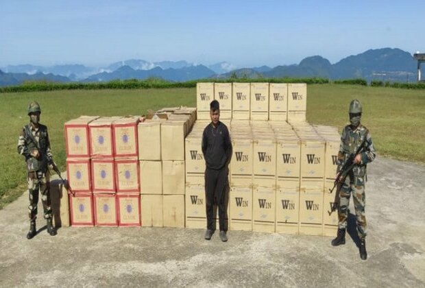 Assam Rifles recovers foreign origin cigarettes worth Rs 2.71 crore from Mizoram's Champhai