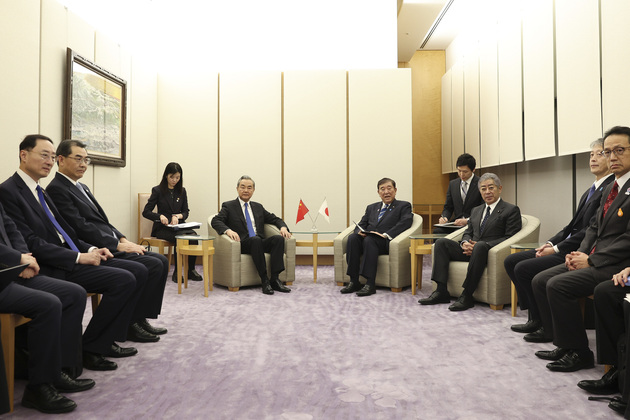 JAPAN-TOKYO-JAPANESE PM-WANG YI-MEETING